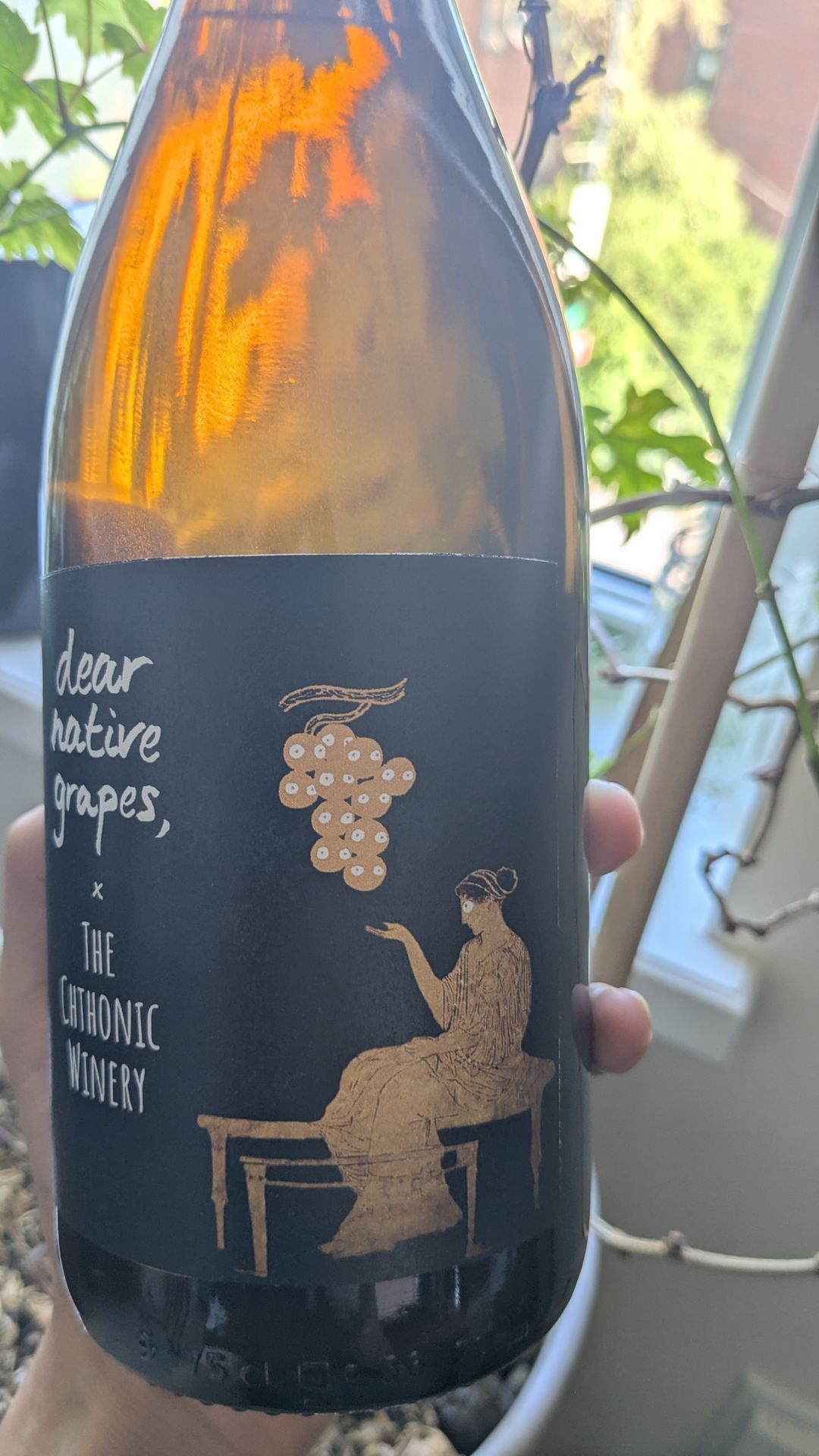 Persephone's Boon bottle, front label